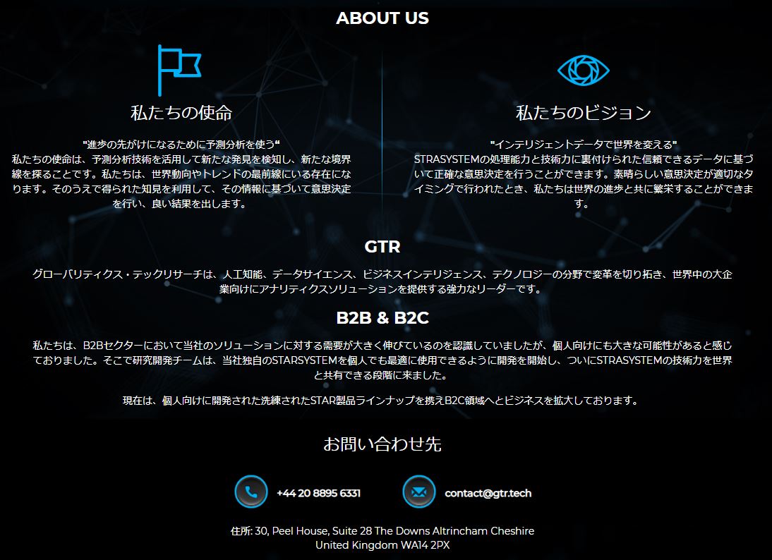 GTR会社概要